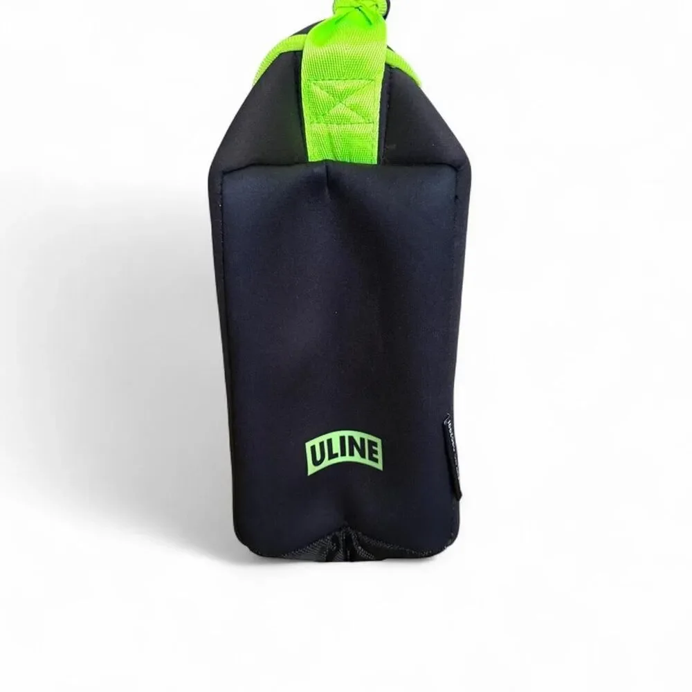 Kanga ULINE Iceless Cooler Bag Black Neon Green Insulated